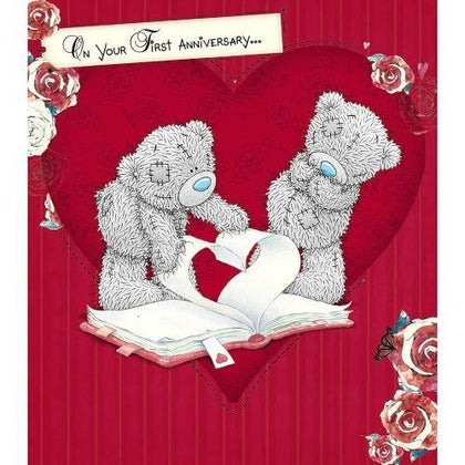 1st Anniversary Me to You Bear Card