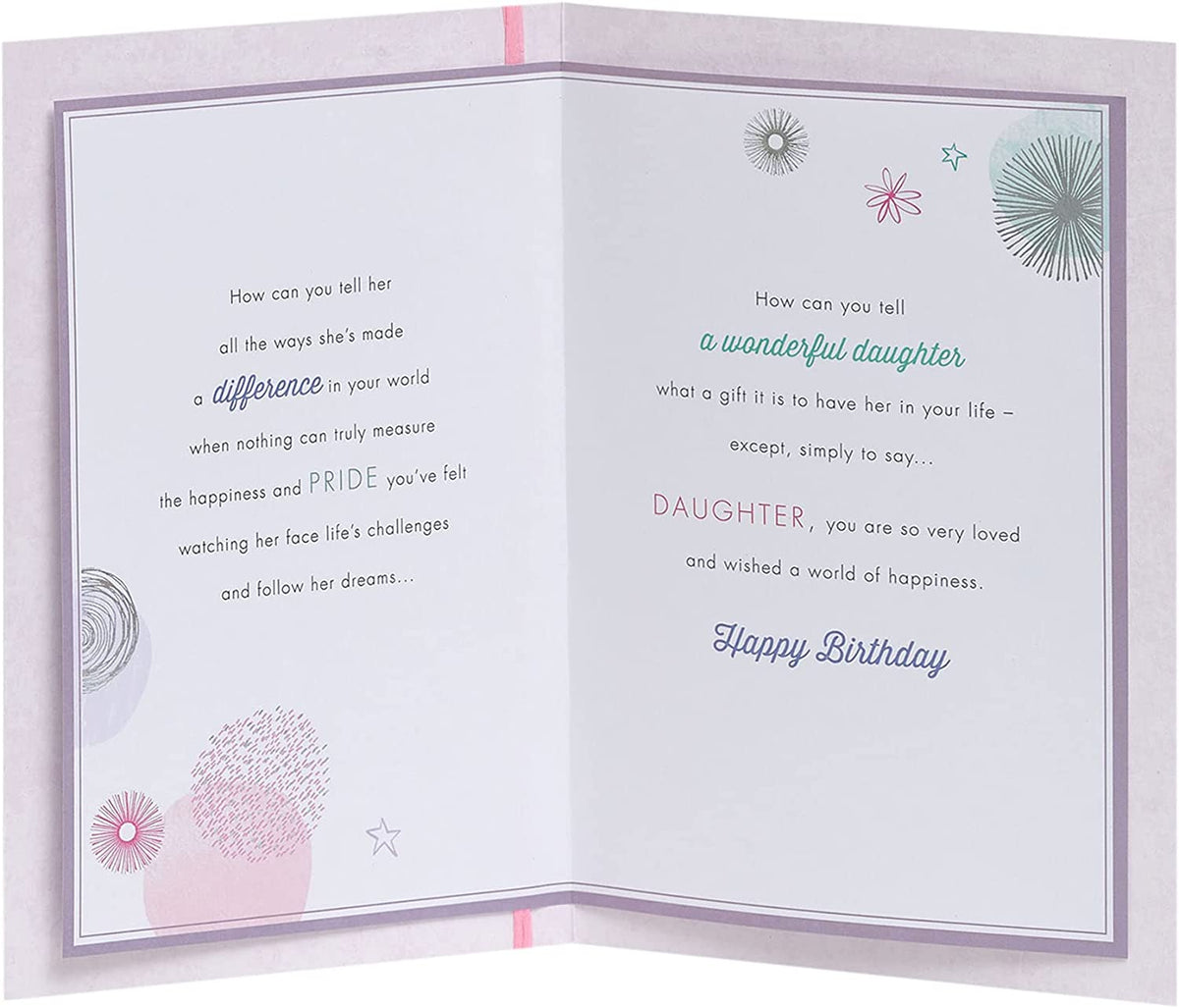 Niece Birthday Card Girl In Luxury Pink Dress – Evercarts