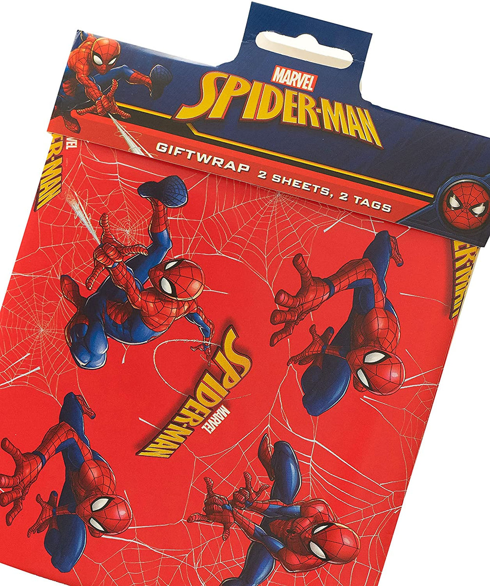 Spider-Man Sketched Marker Drawing Luggage Tag