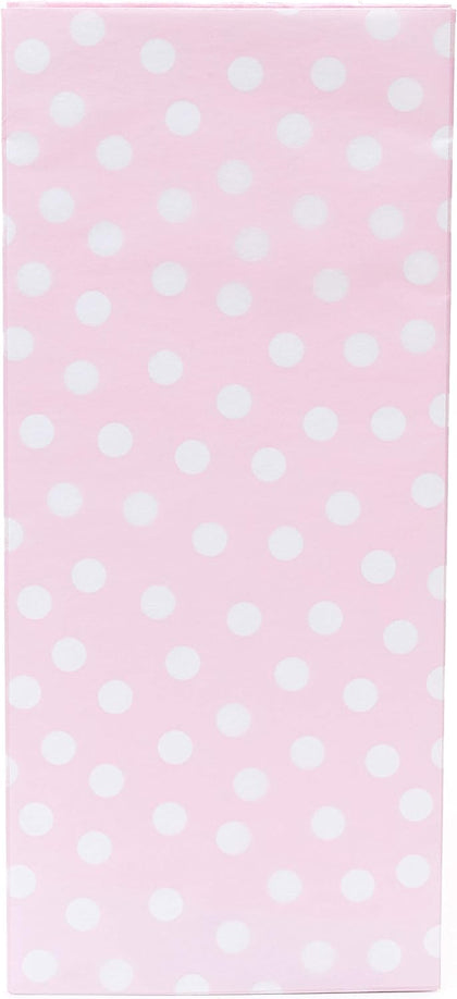Pink & White Polka Design 3 Sheets of Tissue Paper for Her