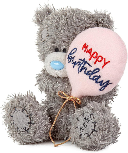 Me to You Tatty Teddy Official Collection 10cm Happy Birthday Bear Holding Balloon