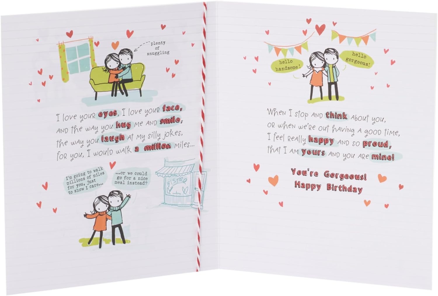 Birthday Card For Boyfriend. Every Day Is My Birthday | Greeting Card