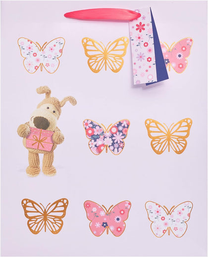 Boofle Cute Butterfly Design Large Gift Bag