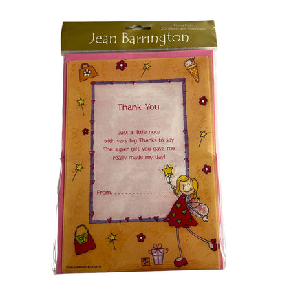Girls Fairy Thank You - Pack of 20