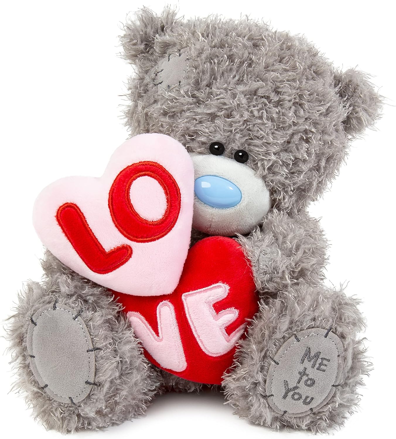 Me To You Bear LOVE Padded Double Hearts