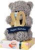 Me to You Tatty Teddy 40th Birthday Bear Holding a 40 Banner