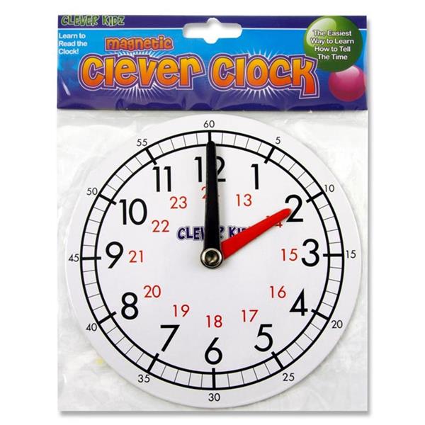 15cm Magnetic Clever Clock by Clever Kidz