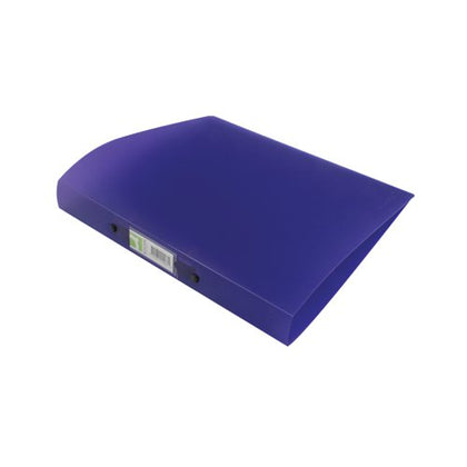 Purple A4 25mm 2 Ring Binder Frosted Polyproyylene Covers