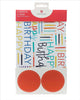 Happy Birthday Themed Wrapping Paper Pack Contains 2 Sheets & Tags