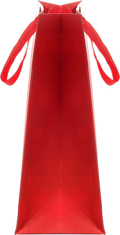  Red Design Multipack Of 6 Large Gift Bags With Tags For Any Occasion