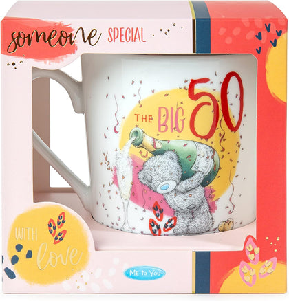 Me To You Bear 50th Birthday Boxed Mug Ceramic