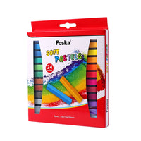 Pack of 24 Soft Pastel Chalk