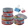 Pack of 12 51mm Assorted Colour Fold Back Binder Clips