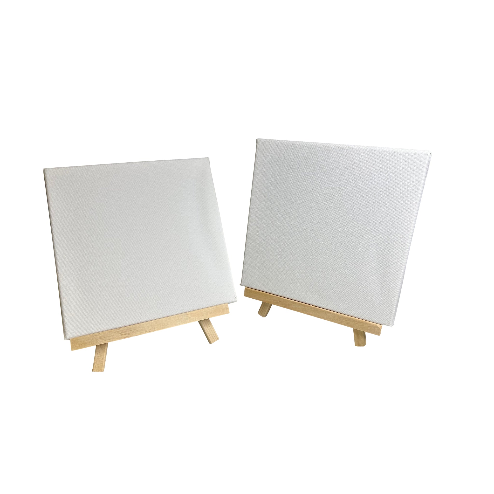 20x20cm Canvas and Wooden Easel Set