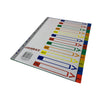 A4 Jan - Dec Month Polypropylene Dividers with Reinforced Index Cover