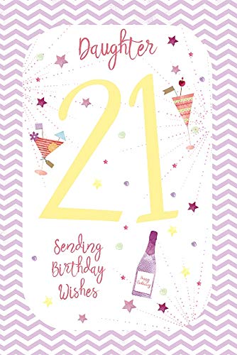 21st birthday wishes card