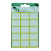 Pack of 105 White 19x25mm Rectangular Labels