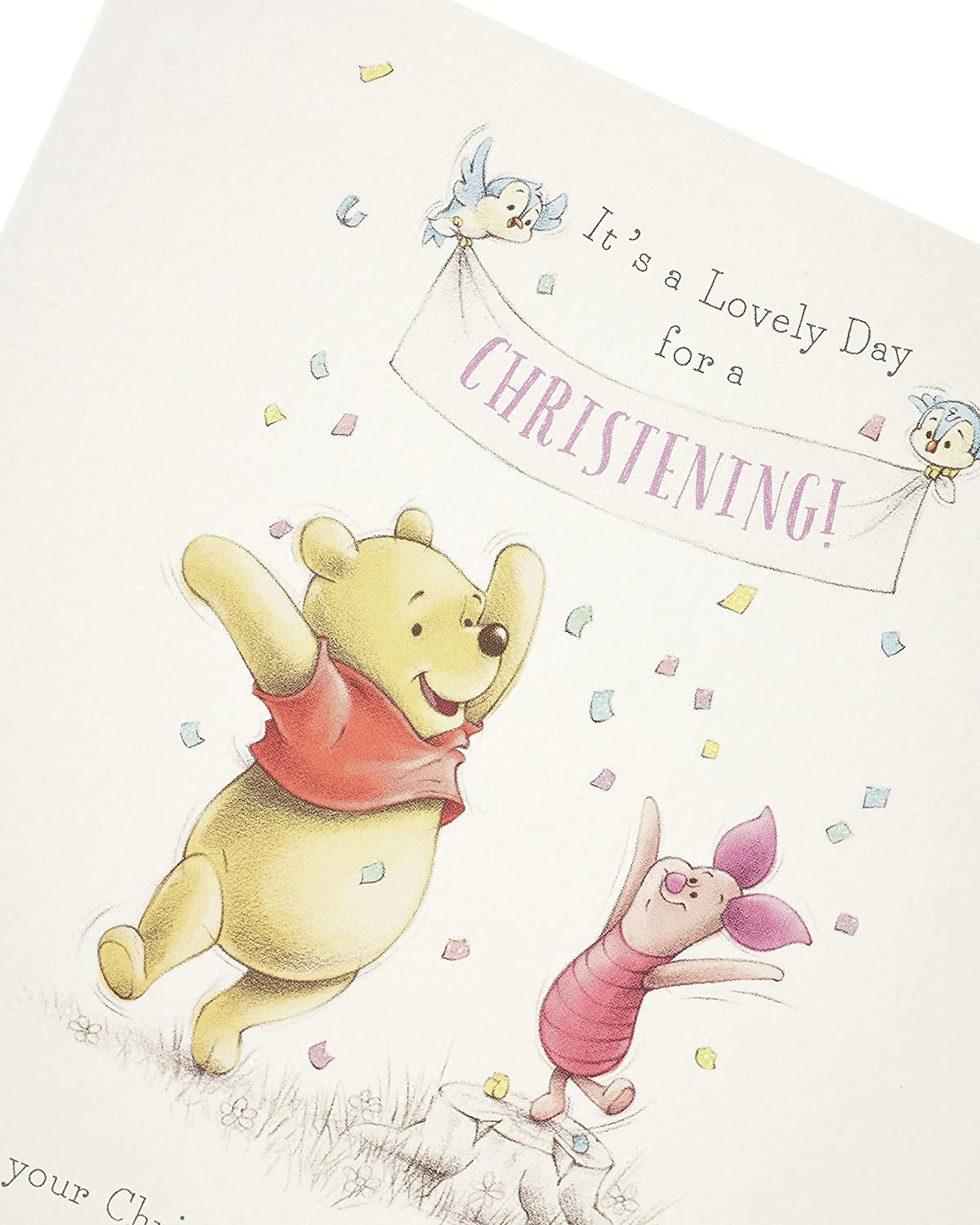 Disney Winnie The Pooh Christening Card – Evercarts