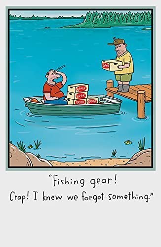 Fishing Gear Humorous Birthday Card – Evercarts