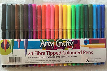 Pack of 10 Assorted Colour Fineliner Pens by Chiltern Wove – Evercarts