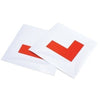 2 Magnetic Red L Learner Plates