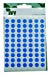 Pack of 490 8mm Blue Round Sticky Dots
