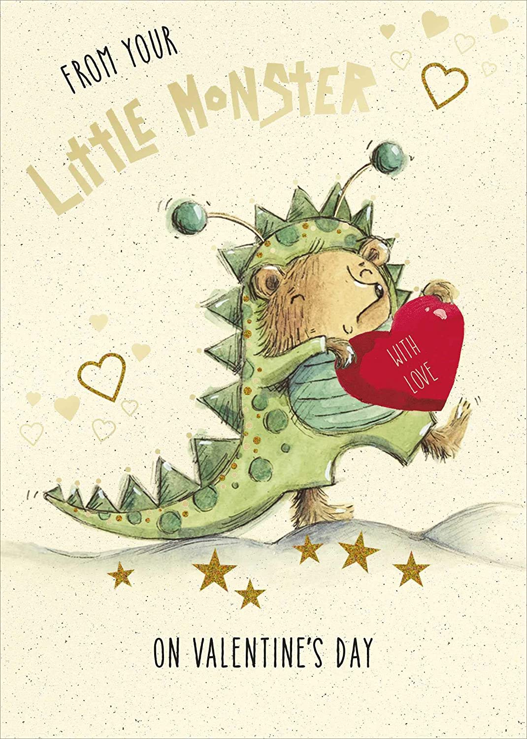 Perfect Valentine's Day Card for Mum or Dad From Your Little Monster