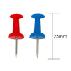 Pack of 50 Assorted Coloured Push Pins