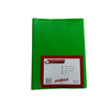 Pack of 10 9x7" Frosted Green Exercise Book Covers