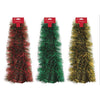 2m Garland Christmas Coloured Snow Tipped Tinsel