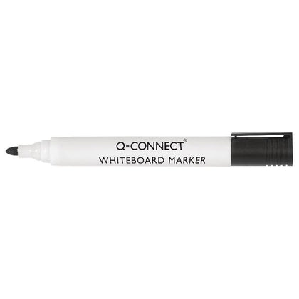 Pack of 10 Drywipe Whiteboard Black Marker Pens