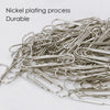Pack of 100 25mm Nickel Silver Paper Clips