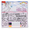 Colour Your Own Unicorn Design Pencil Case With Markers by Emotionery