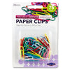 Pack of 75 28mm Coloured Paper Clips by Premier Office
