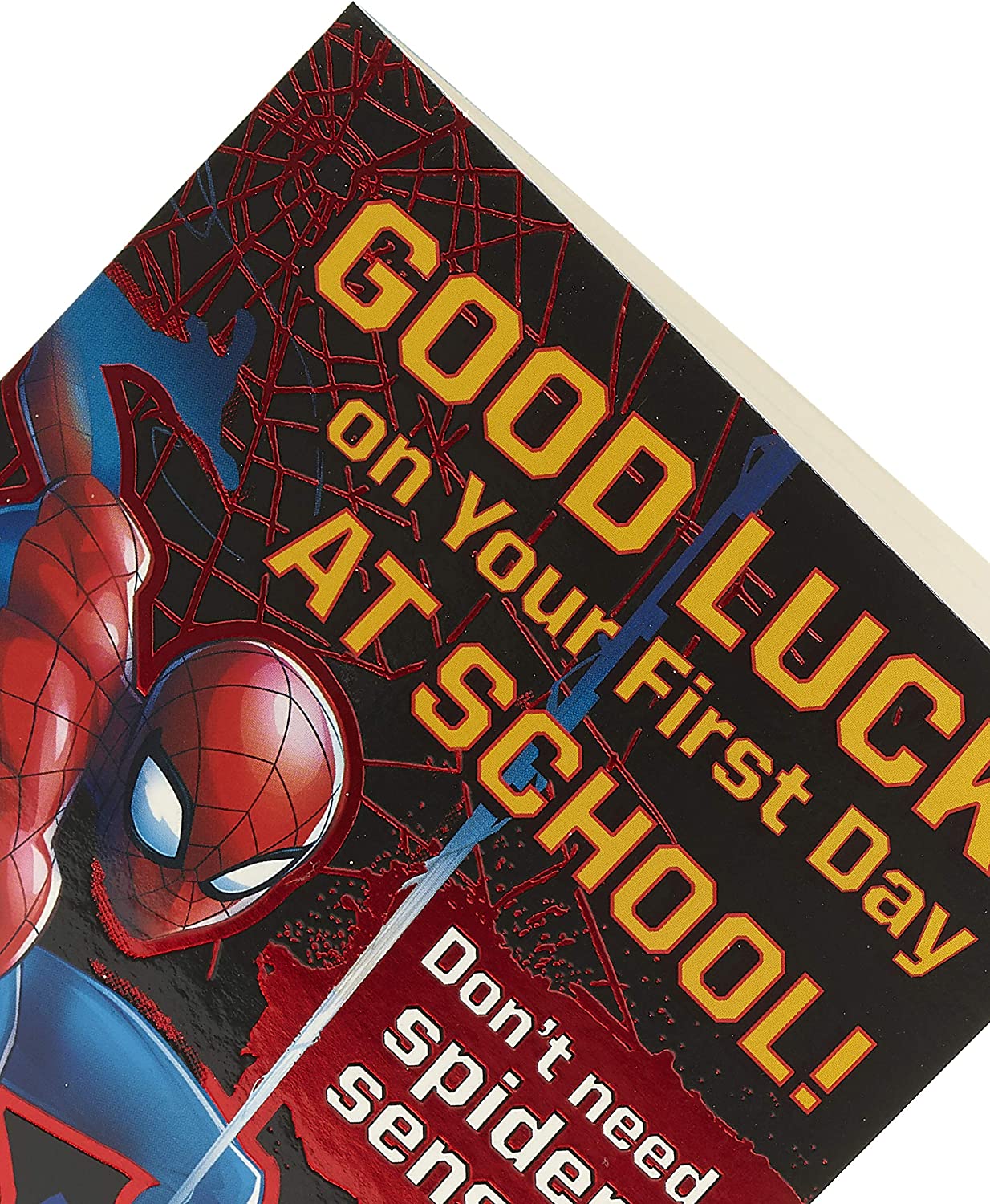 Cute Spider Man Super Hero Minions Cartoon School Student