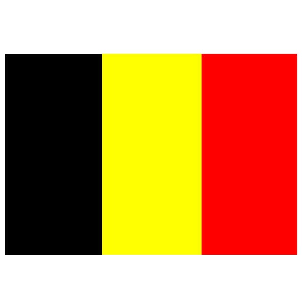Belgium Flag 5ft X 3ft.