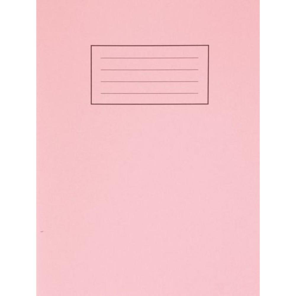 Silvine 9"x7" Pink Plain Inner Exercise Book