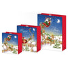 Pack of 12 Flying Santa Extra Large Gift Bags