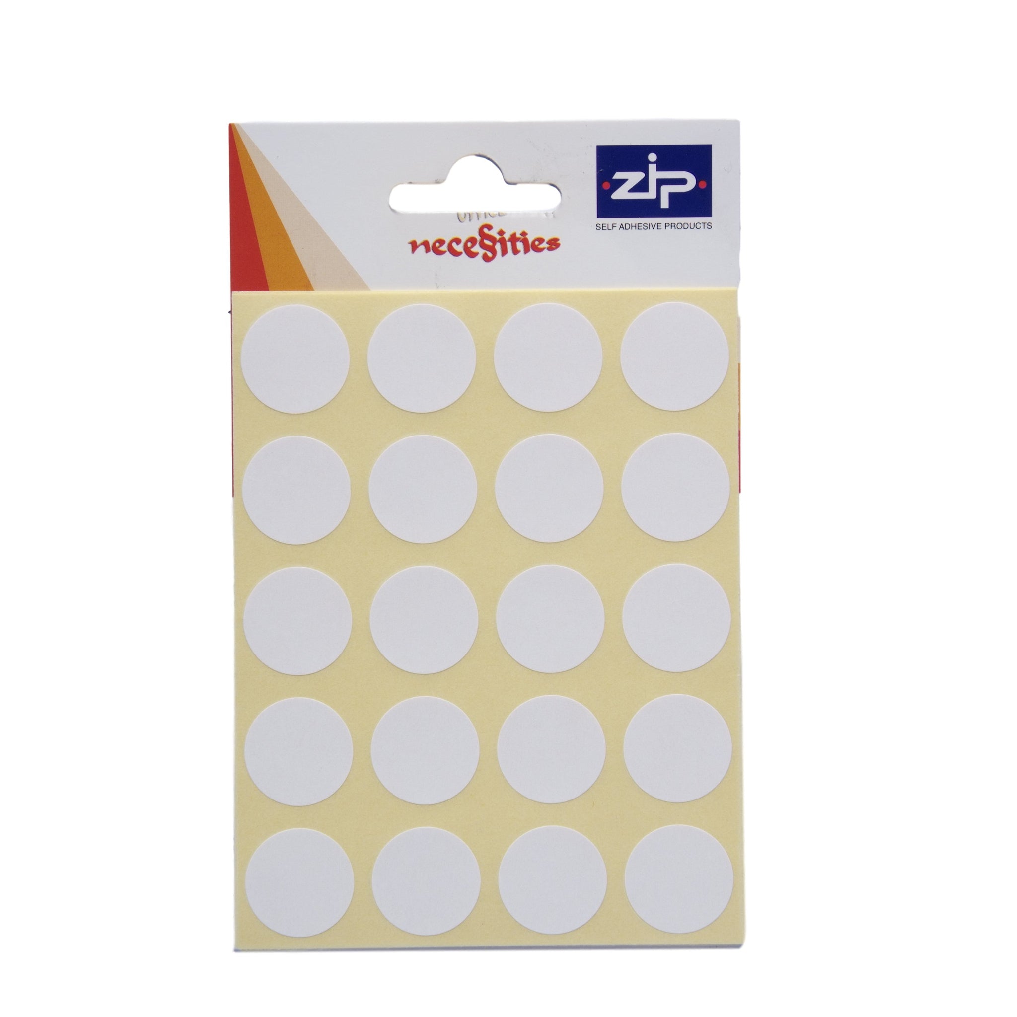 Pack of 140 19mm White Labels