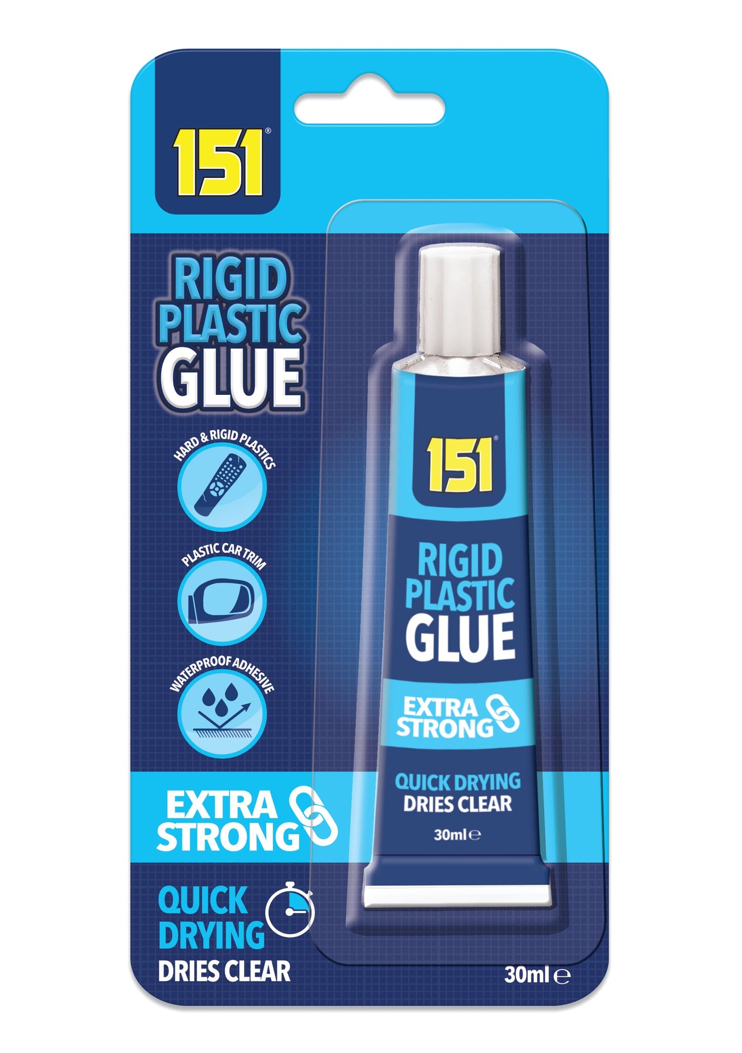 151 Rigid Plastic Glue 30ml – Evercarts