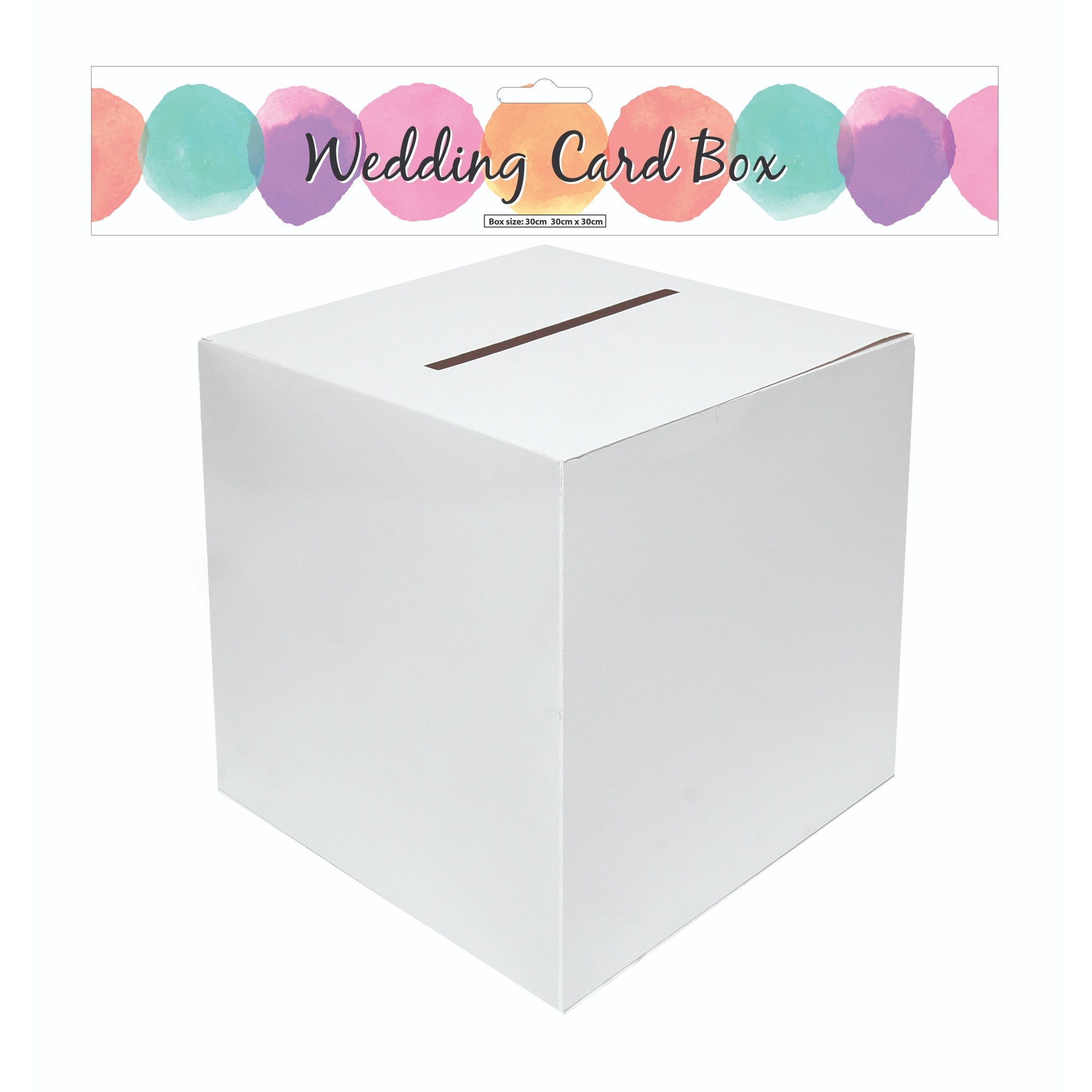 Wedding Card Plain White Box 30cm X 30cm