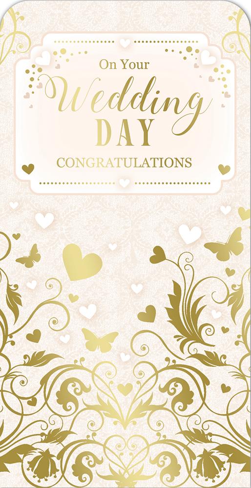 Congratulation On Your Wedding Day Luxury Gift Money Wallet Card