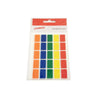 Pack of 125 Assorted Colour 12x18mm Rectangular Labels - Adhesive Stickers