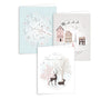 Pack of 12 Pastels Colour Mini Christmas Greeting Cards