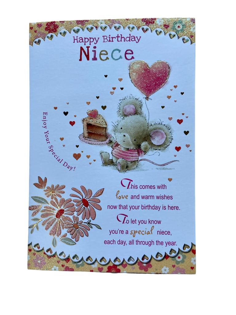 Niece Sentimental Words Cute Birthday Wishes Card Evercarts Niece Sentimental Words Cute Birthday Wishes Card Evercarts