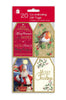 Pack of 20 Coordinating Elegant Traditional Design Christmas Gift Tag With Metalic String