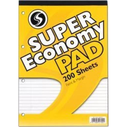 Super Economy A4 Refill Pad - Lined with Margin