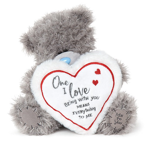 Tatty Teddy Holding A Big Fluffy Love Heart Me to You Bear