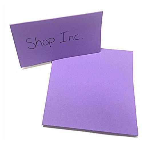 Pack Of 10 Quality Purple Colour Place Cards