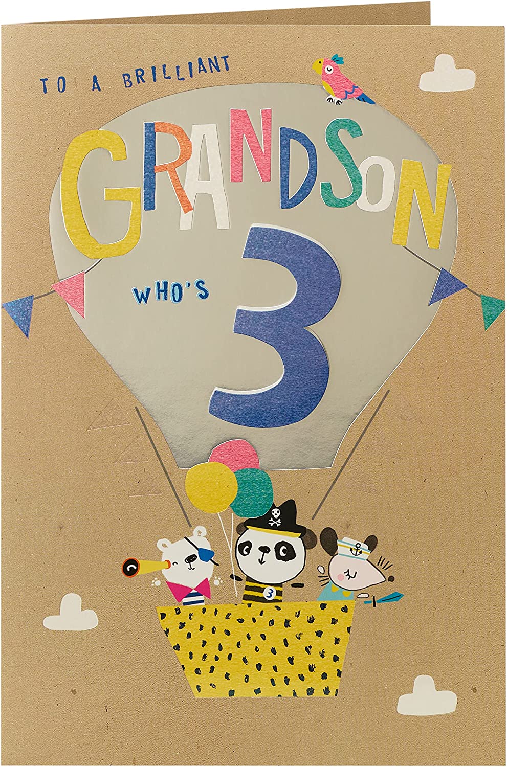 3rd Birthday Card For Grandson Evercarts